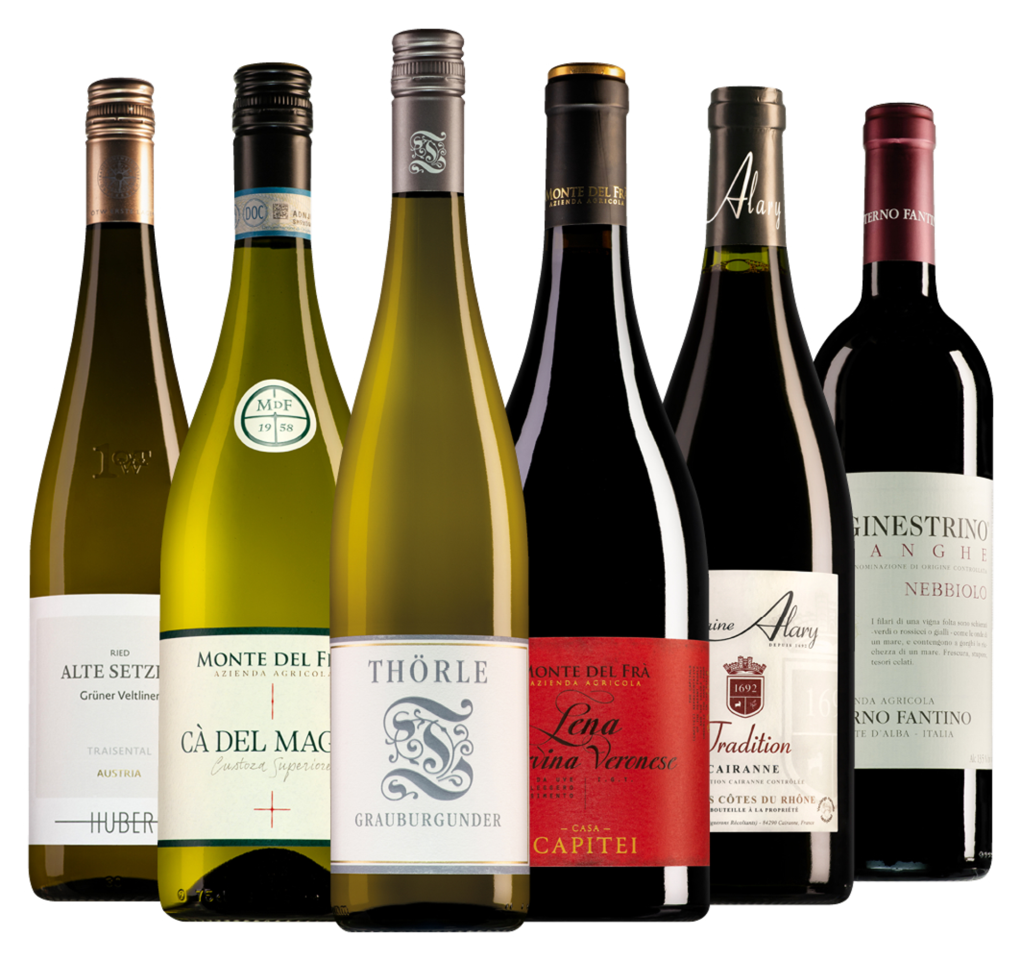 Wijnpakket exclusief februari (6 flessen)