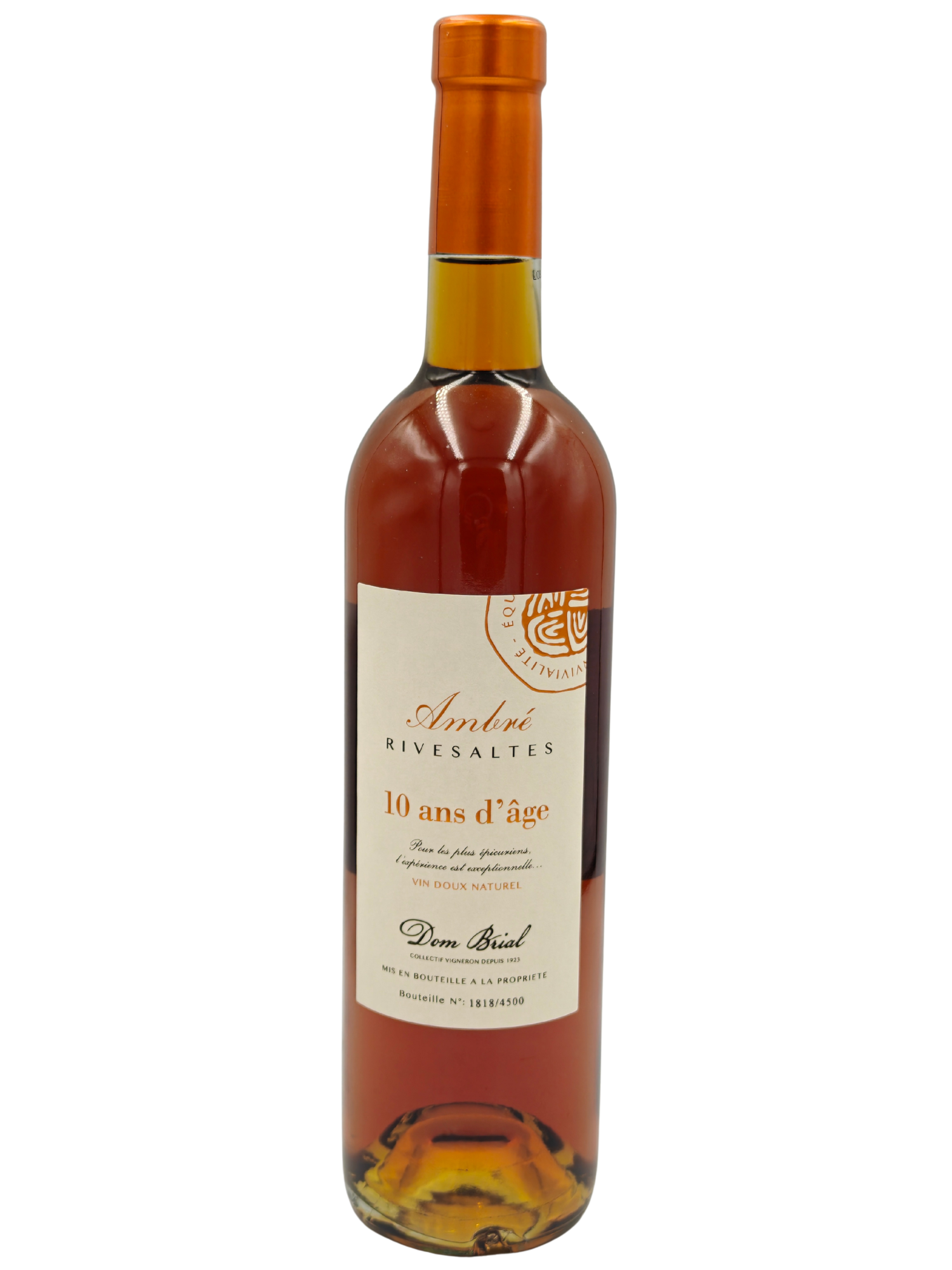 Domaine Brial Rivesaltes Ambré 10 ans d'âge