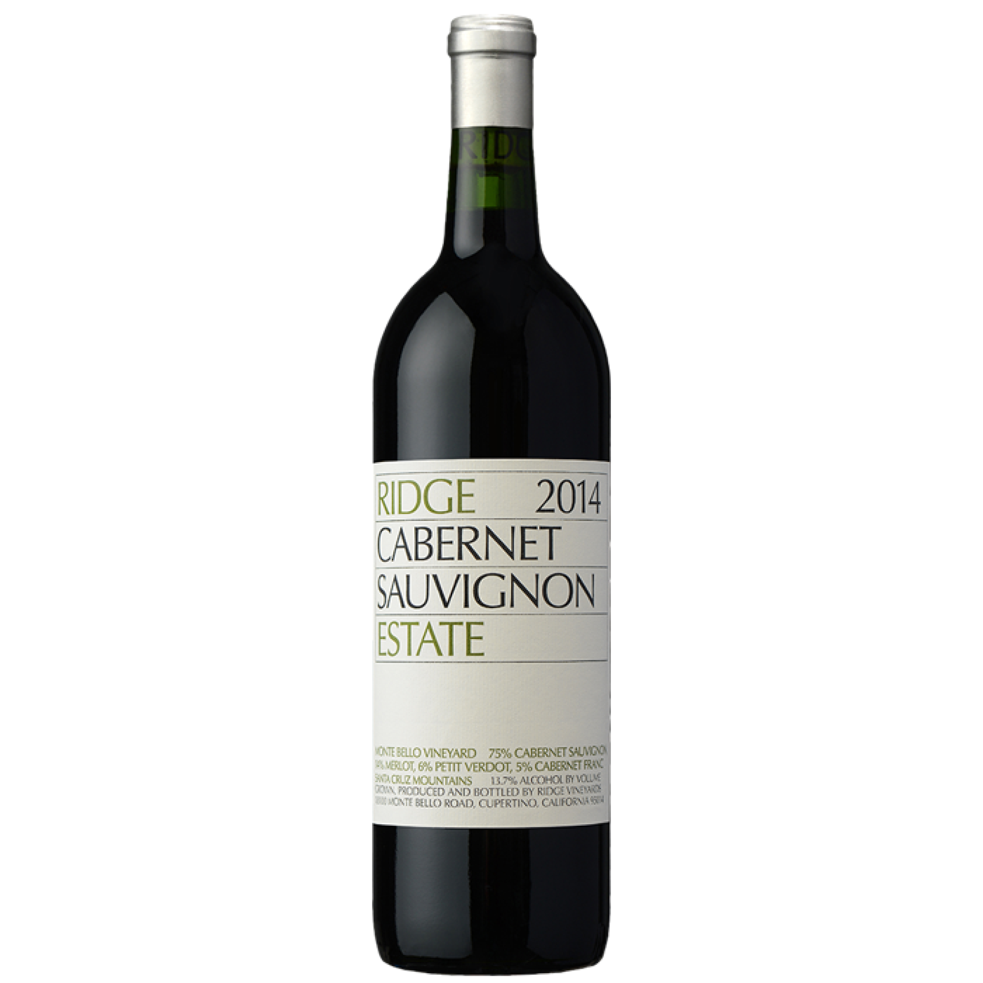 Ridge Santa Cruz Mountains Cabernet Sauvignon Estate